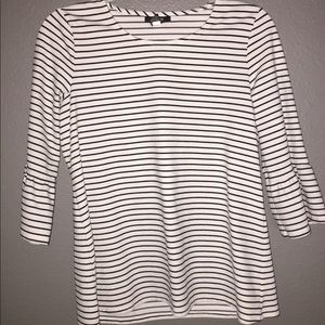 Black and white striped shirt
